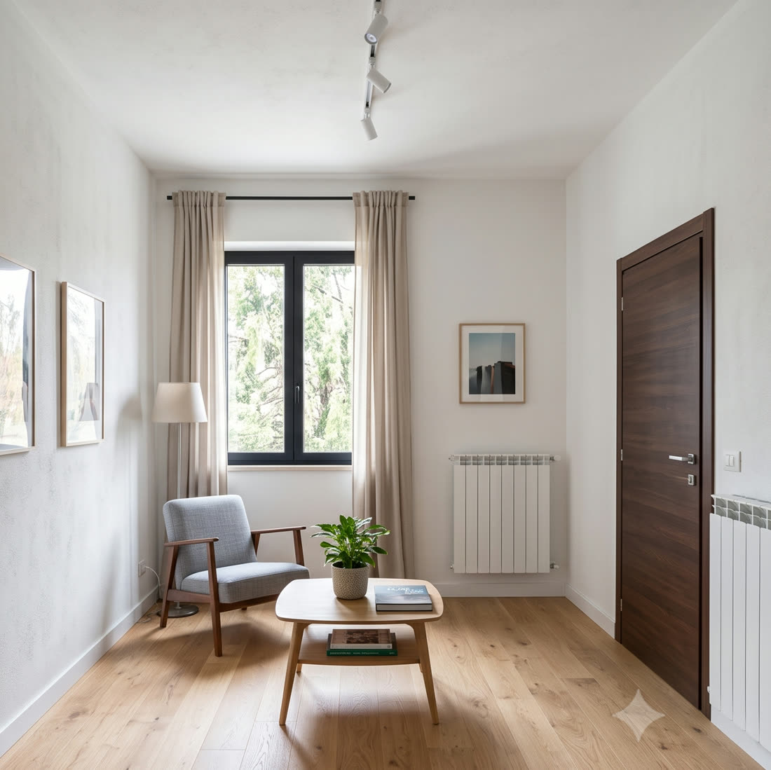 After: the same room, renovated